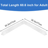 2 PCS 30" Graduation Stole Unisex White Plain Sublimation Stoles Blanks Graduation Sash 2024 Honor Stole for School/Church Ceremony Teaaha