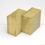Exotic Wood Zone's Yellow Poplar Bowl Blanks | Turning Wood Blanks | Turning Wood for Lathe Craftsmanship (2, 4" x 4" x 2") Exotic Wood Zone