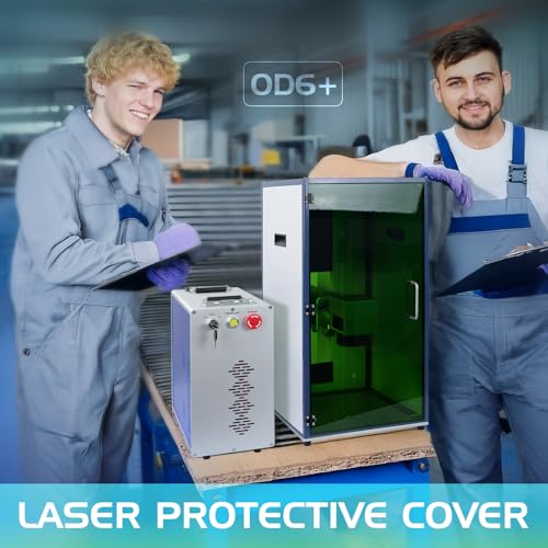 SFX OD6+ Protective Cover for Laser Marking Machines Laser Engraver Protective Cover Laser Ptotective Cover 360° Protection UV, YAG, Semiconductor Laser Safe Customizable Size(350 * 350 * 1000) XINCHENG PRECISION