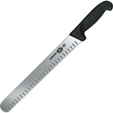 Victorinox Fibrox Pro 12-Inch Slicing Knife with Granton Edge and Black Handle Victorinox