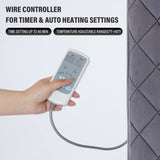 iDOTODO Full Size Portable Personal Infrared Sauna for Home, Personal Home Spa Tent with Remote Control, Heating Foot Pad, Foldable Reinforced Chair （Grey, L33.8 x W 33.8" x H 66.5" iDOTODO