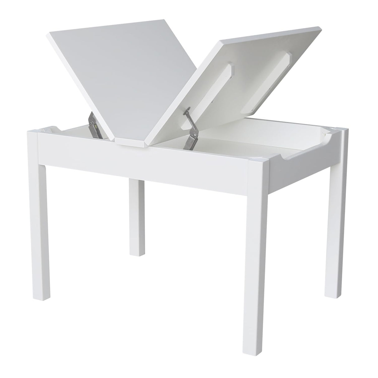 International Concepts Table With Lift Up Top For Storage, White IC International Concepts