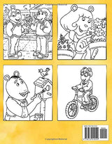 Cartoon Go! - Arthur & Friends Coloring Book: A Coloring Book Featuring Arthur and His Friends With High Quality Images For Kids WoodArtSupply