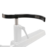 Hurricane Turning Tools, S-Curved Tool Rest For Wood Lathe with 8.5" and 5.2" Diameter Curves, 1" Diameter Post, 7" Post Length Hurricane Turning Tools