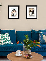 Picrit 8x10 Picture Frame Set of 12, Display 5x7 with Mat or 8x10 Without Mat, Photo Frames for Wall Mounting or Table Top Display, Black. Picrit