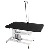 Bonnlo Hydraulic Dog Grooming Table, Professional Heavy Duty Grooming Table for Dogs, Trimming Table Drying Table w/Arm/Noose Bonnlo