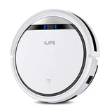 ILIFE V3s Pro Robot Vacuum Cleaner, Tangle-free Suction , Slim, Automatic Self-Charging Robotic Vacuum Cleaner, Daily Schedule Cleaning, Ideal For Pet Hair，Hard Floor and Low Pile Carpet,Pearl White ILIFE