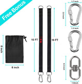 4FT Wooden Porch Swing w/Cupholders,Heavy Duty 800LBS Outdoor Swing Bench w/Chains,Patio Roll Back Swing Chair Bench,Front Porch 2-Person Hanging Bench,for Garden Courtyard Lawn & Balcony Backyard RELIANCER