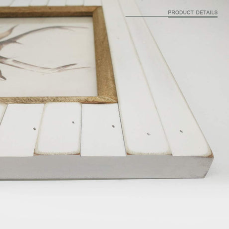 icheesday 8x10 Wooden Picture Frame Rustic Distressed White Photo Frame with Glass Cover Ready to Table Top and Wall Mounting icheesday