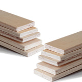 通用 Wooden Bed Slats Replacement - 5 Pack (39.3"L x 2.08"W x 0.33"H), Modern Style, Easy Assembly, No Tools Required 通用