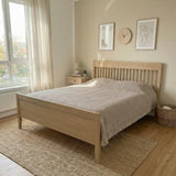 DREAMY RIKKA Cotton Bed Blanket, Queen Size 79 x 90 Inch, Classic Woven Cotton, Breathable All Season Bedding DREAMY RIKKA