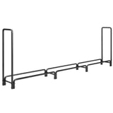 12ft Firewood Rack Outdoor Heavy Duty Log Rack Firewood Storage Rack Holder Steel Tubular Easy Assemble Fire Wood Rack for Patio Deck Adjustable Log Storage Stand for Outdoor Fireplace Tool MCKE