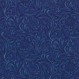 Tooled Leather-Look, Denim Blue, Fabric, 100% Cotton, Western Basics, South Western, Sara Khammash, Moda, 11216-12, by The Yard MoDA
