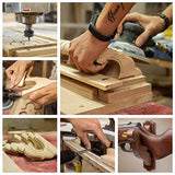 TESLYAR Gun Rack Wall Mount Hold Up Displays Horizontal Gun Rack and Shotgun Hooks Store Rifle Shotgun Bow Real Hardwood Hanger Brown TESLYAR