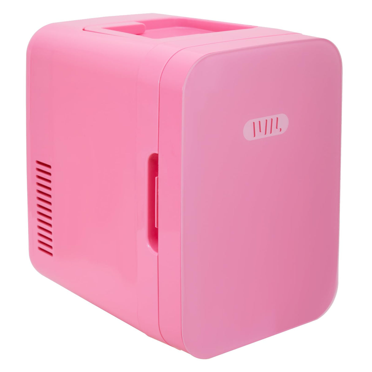 JOYSTAR 10 Liter/12 Cans Mini Fridge for Bedroom, Office, Dorm & Car, Portable Small Refrigerator for Skincare, Makeup, Beverage, Drinks, Thermoelectric Cooler & Warmer, Glass Door, Pink JOYSTAR