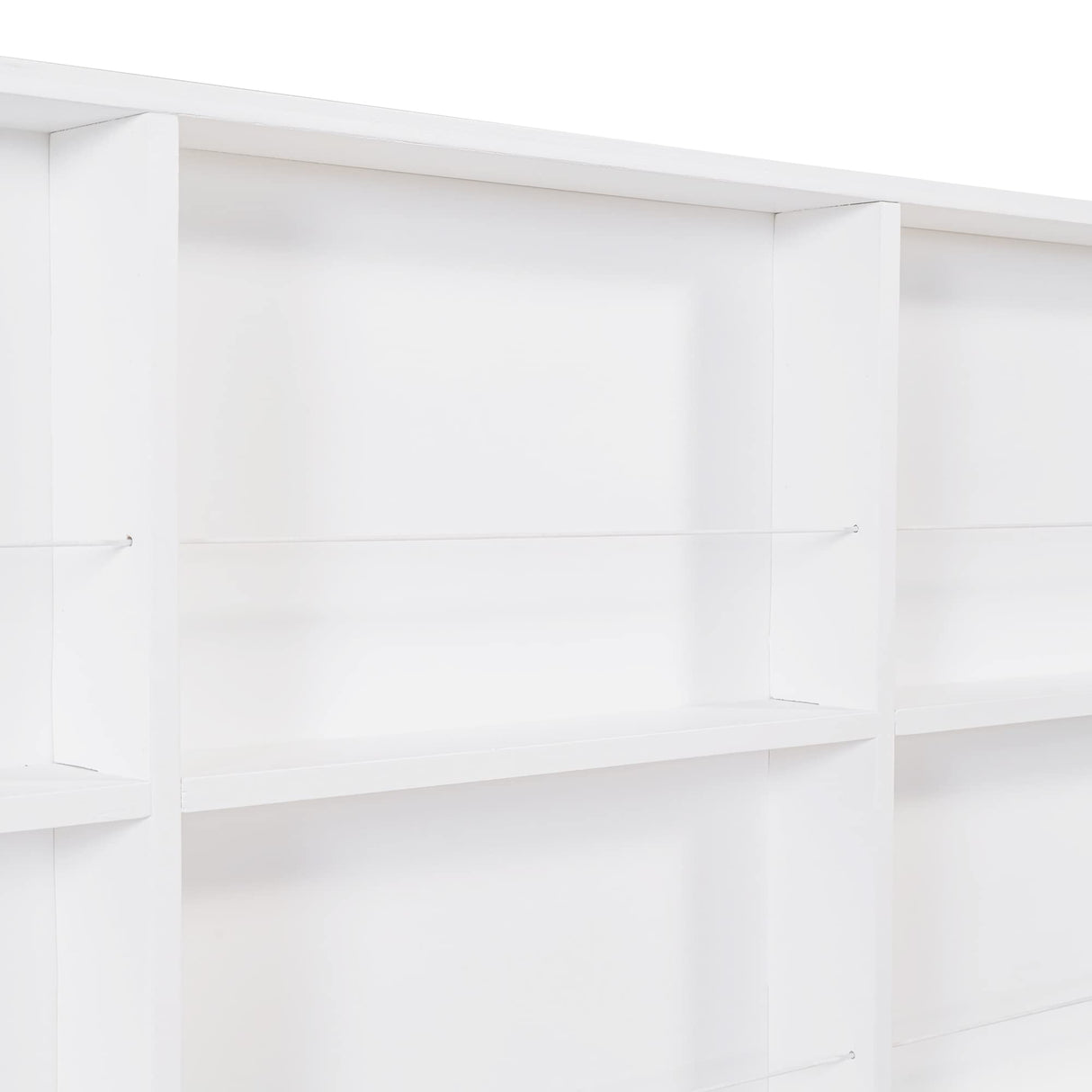 Harper & Bright Designs Full Size House Bed with Trundle, Wood Full House Bed Frame with Shelf Compartment, Full House Bed for Kids with Roof for Girls, Boys,No Box Spring Needed, White Harper & Bright Designs