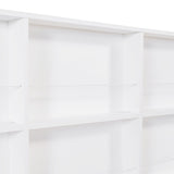 Harper & Bright Designs Full Size House Bed with Trundle, Wood Full House Bed Frame with Shelf Compartment, Full House Bed for Kids with Roof for Girls, Boys,No Box Spring Needed, White Harper & Bright Designs