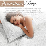 Linen Market 4 Piece King Size Sheets (Gray Vines) - Sleep Better Than Ever with These Ultra-Soft & Cooling King Sheets for Your King Size Bed - Deep Pocket Fits 16" Mattress