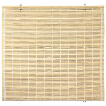 ORIENTAL Furniture Bamboo Cordless Window Shade - Natural 36" W