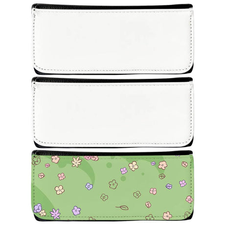 ZUYYON 3 Pcs Sublimation Eyeglass Case Blanks Heat Transfer PU Leather Sunglasses Case Pouch DIY Portable Glasses Protective Case ZUYYON