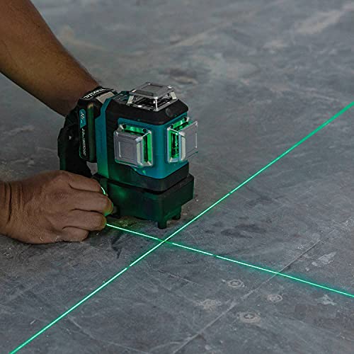 Makita SK700GDNAJ 12V max CXT® Lithium-Ion Cordless Self-Leveling 360° 3-Plane Green Laser Kit (2.0Ah), Class II, 510-530 nm, <2 mW - WoodArtSupply