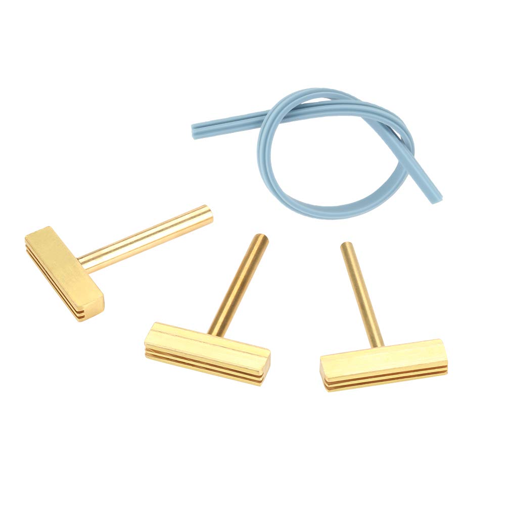 30w 60w 40W Soldering Iron T Tip T-head,Copper T-Tips + Rubber Cable Hot Press for LCD Screen Pixel Flex Cable Repair(3pcs/set) Yosoo