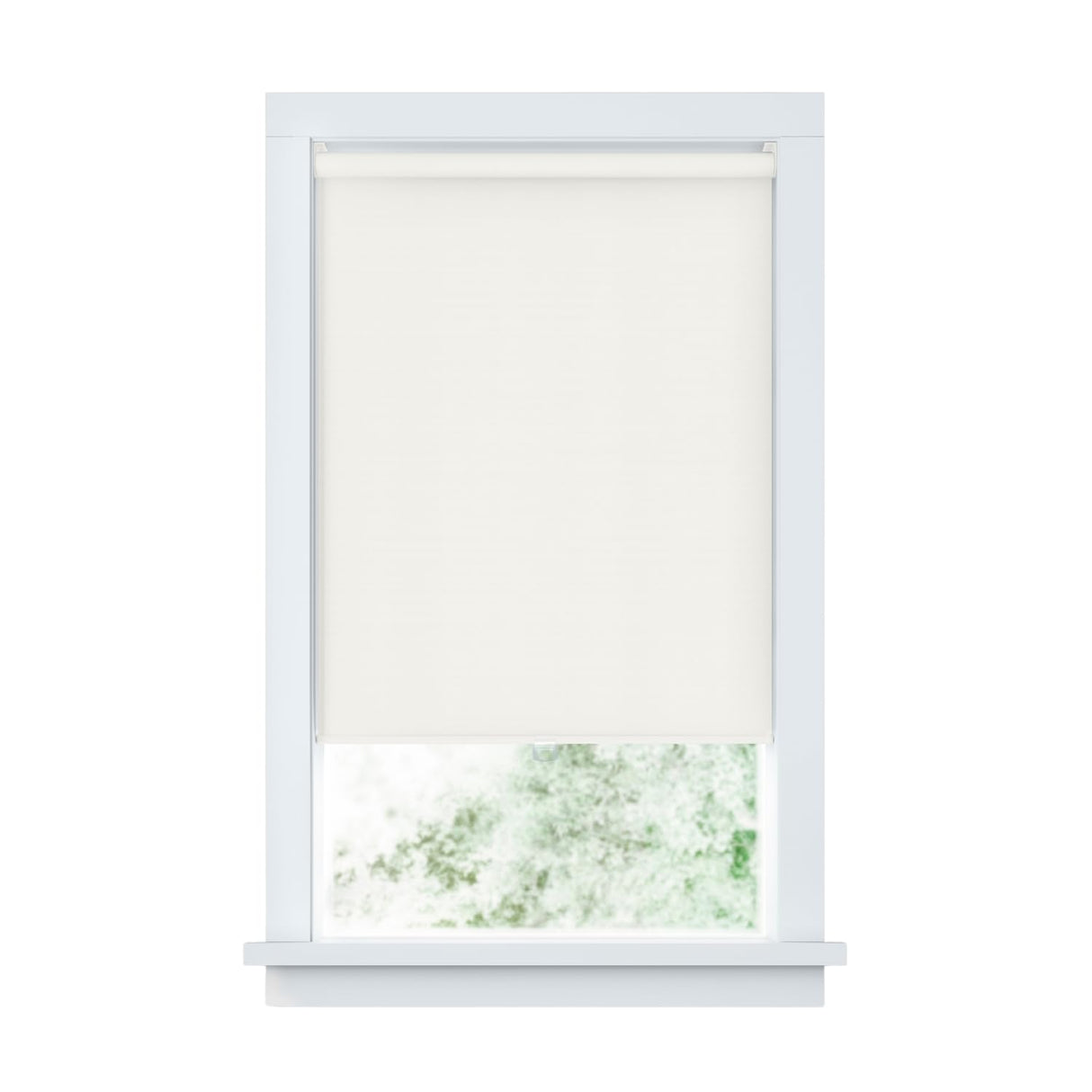 LEVOLOR Basics Cordless Fabric Roller Shade, Easy to Install Blackout Shades for Windows, Neutral White, Fits up to 21” Width and 72” Length, Home Solution for Any Space or Room Decor LEVOLOR