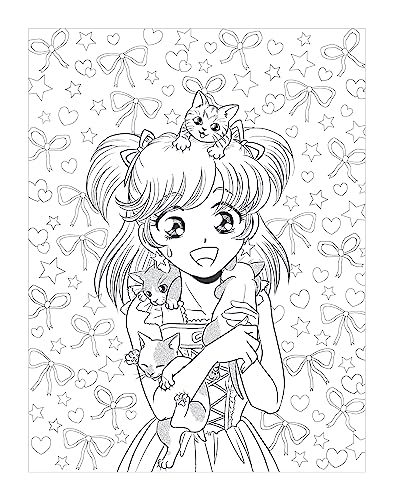 The Manga Artist's Coloring Book: Girls!: Fun Female Characters to Color