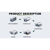 Expandable Modular Tiny Home, Prefab Tiny Home for Sale, 2 Bedroom Container House with Kitchen and Bathroom, Tiny House to Live in for Adults Generic