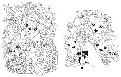 A Million Puppies: Paw-some Pooches to Color (A Million Creatures to Color)