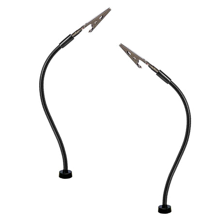2 Pack Magnetic Helping Hands Soldering,Flexible Gooseneck Metal Arms for Automobile Electronics Soldering jewelry, Painting Art Crafts Hobby with Adjustable Alligator Clips Beclumas