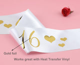 Docooniver 6pcs White Sashes Blank for Pageants,Senior Sashes 2024,Prom Queen Sashes Plain Satin Sashes Custom Personalized Sashes. Docooniver