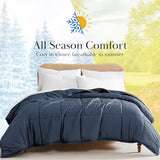 Southshore Fine Living, Inc. Quilt Comforter, Oversized King Bedding Comforters, Duvet Insert Cal King Down Alternative Comforter, Soft & Cozy Bedspread, Dark Blue Southshore Fine Living, Inc.