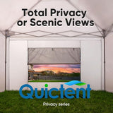 Quictent 10x20 FT Pop up Canopy Tent with Sidewalls, Easy Setup and Wheeled Bag for Outdoor Event Party Commercial Camping Markets and Instant Shelter Quictent