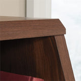 Sauder Willow Place Dual-Purpose Footboard Bookcase in Grand Walnut Finish Sauder