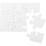 Bright Creations 24 Sheets Blank Puzzles to Draw On Bulk, 5.5 x 4 Inch Jigsaw Puzzle Pieces for DIY, Arts and Crafts Projects Bright Creations