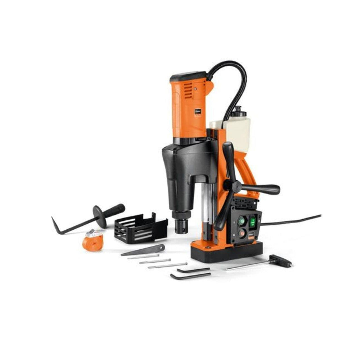 Fein 2-Speed Endurance Magnetic Core Drill with 3/4" Straight Shank - 616 W Output, 350/680 RPM, MT3 Tool Mount - JME USA 202 M - 72706961090 Jancy