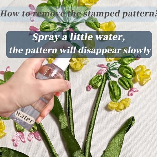 FONNUY Embroidery Kit for Beginners, Boho Nature Landscape Pre-Stamped Pattern Kits for Adults with Hoop, Easy to Follow Color Thread Needlework, 8'' Hoop (Beach House)