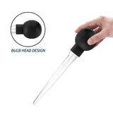 Kendane Turkey Baster With Cleaning Brush, Baster Syringe for Home Baking and Roaster Turkey, Include Detachable Food Grade Bulb with Double Scales for BBQ Grill Baking Kitchen Cooking Kendane
