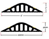 2" High Garage Door Flood Barrier Threshold Kit ‘GARADAM’ (10'3") | Flexible PVC | Complete Kit includes 2 Adhesives | GaraDry GARADRY