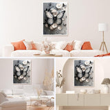 Diamond Art Kits for Adults, Butterfly Flower 5D DIY Diamond Painting Kit for Adults, Diamond Dots for Adults, Diamond Dots Painting Picture Art Craft for Home Wall Decor, 12x16 Inch Baiwanerxiang