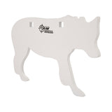 Allen Company EZ Aim® AR500 Coyote Steel Shooting Gong Target, 6 lbs., White Allen Company