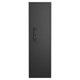 53" in-Wall Safe with Fingerprint Biometric Access - Gun Security Cabinet for Rifles & Pistols Between Studs, Adjustable Shelves, Fully Assembled, Hidden Installation Black Anveffeg