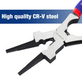 WORKPRO 8" Welding Pliers, Multi-Functional CR-V Steel Welding Pliers for Welding, Electrical, Mechanical, Workshop and Home Use WORKPRO