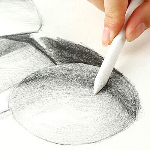 36 Pieces Artist paper Blending Stump and Tortillion Art Blenders 6 sizes for Student Sketch Drawing Bykswil