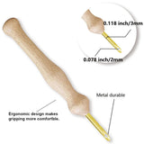 BEUNITONE Flower Beginners Punch Needle kit Handcraft Embroidery Starter Kits for Adults Flowers and Plants Punch Stitching Kit with Instruction Square Punch Needle Frame for Wall Decor 9.4'' x 9.4'' BEUNITONE