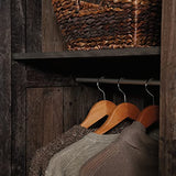 Sauder Miscellaneous Storage Wardrobe, L: 40.0" x W: 19.45" x H: 71.1", Reclaimed Pine Finish Sauder