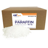 AM Wax 10 lb Fully Refined Paraffin Wax Pastilles, Paraffin Wax Candle Making Kit, Paraffin Wax Beads, Making, Canning, Waterproofing, Metal Preservation, and a Variety of Other Applications AM Wax