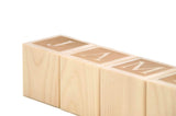 Letter Baby Blocks - Custom Personalized Name Blocks by Little Wooden Wonders Little Wooden Wonders