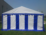 AMERICAN PHOENIX Party Tent 16x26 ft Heavy Duty Canopy Shelter Gazebo for Wedding Event Fair with Roof with Sidewalls and Windows White and Blue Event Tents AMERICAN PHOENIX